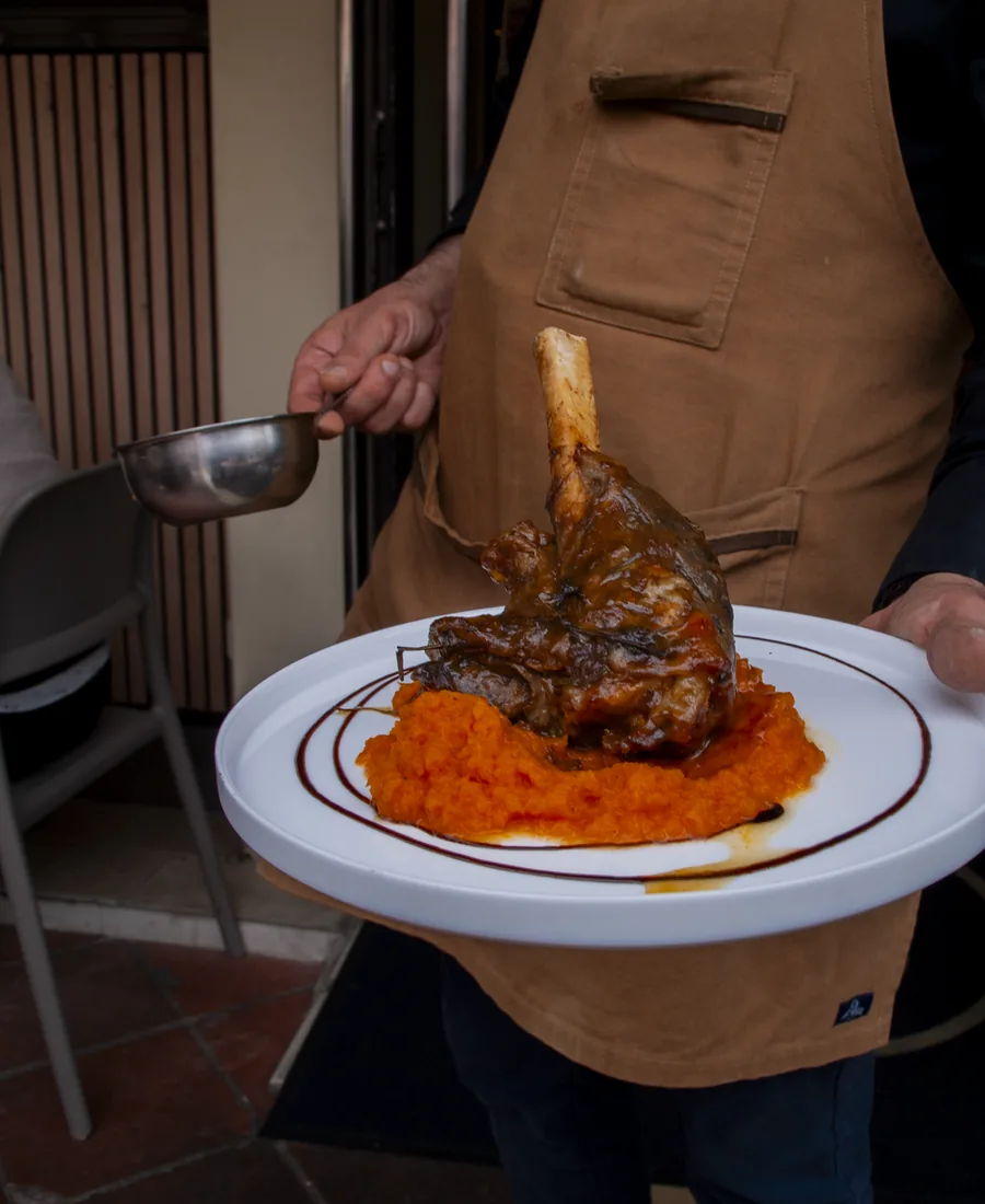 Souris d'agneau confite, Bistrot de Jennifer